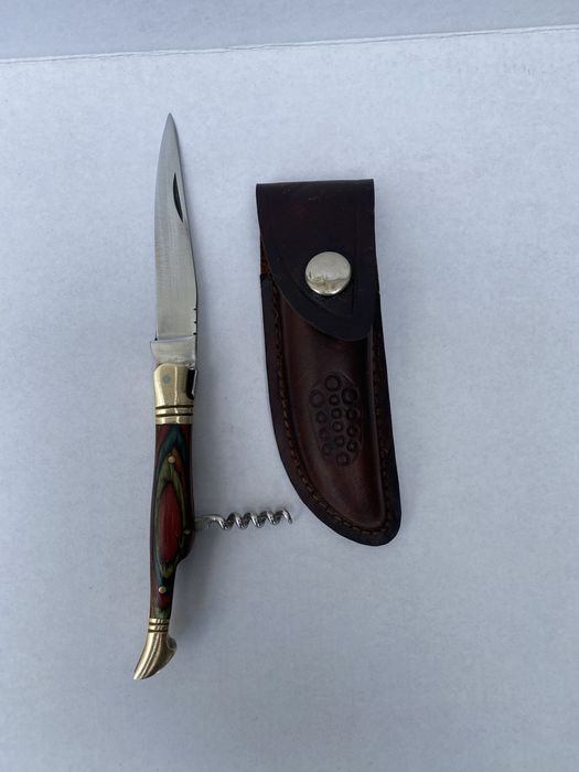 Laguiole cu teaca  piele
