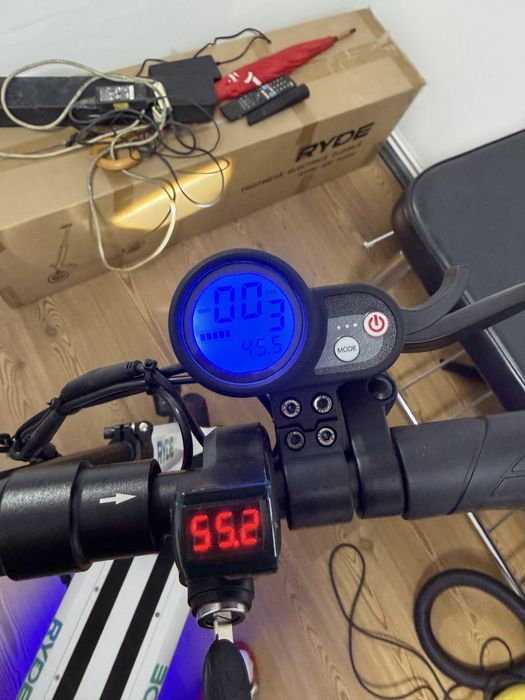 Trotineta Electrica Pliabila Ryde 600 Alba 65km Autonomie