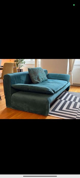 Canapea extensibila de catifea