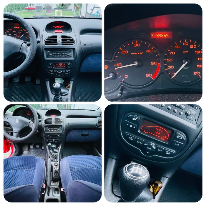 Vând Peugeot 206, an fabricație 2004, motor 1.4 HDi Diesel , clima , geamuri electrice