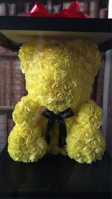 Ursulet Rose Bear Gigant trandafiri decoratiune Teddy Cadou ideal