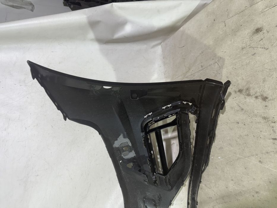 Bara fata VW Golf 7 VII, facelift, R-Line, 2017, 2018, 2019, 2020, cod origine OE 5G0807221LR, cu gauri pentru spalatori faruri si senzori de parcare (6).