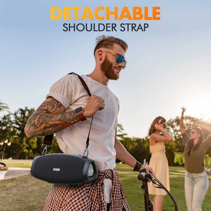 W-King X10 70W безжична Bluetooth тонколонка с безжичен микрофон