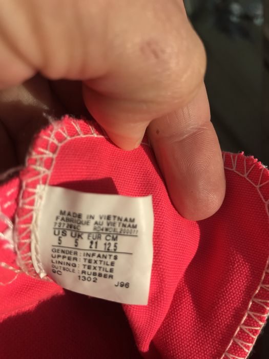 Неразличимо от нови! Convers All star циклама