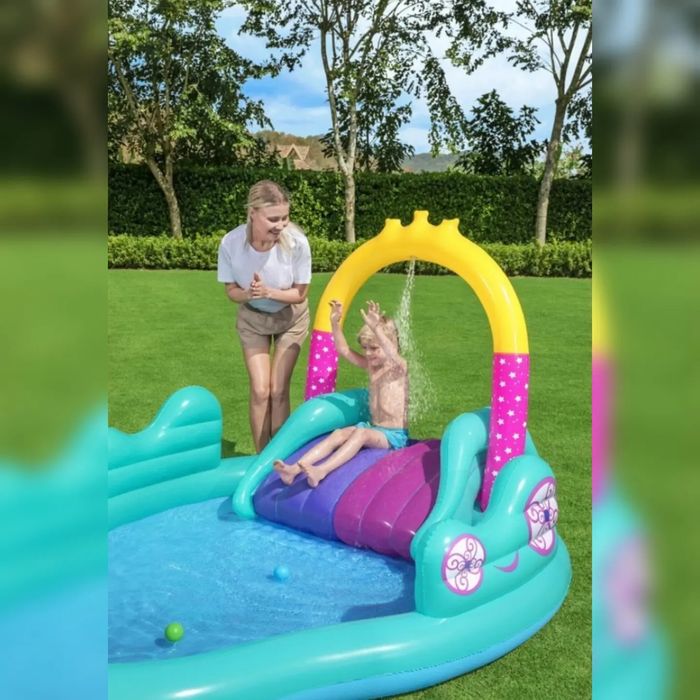 Бассейн Батут с горкой