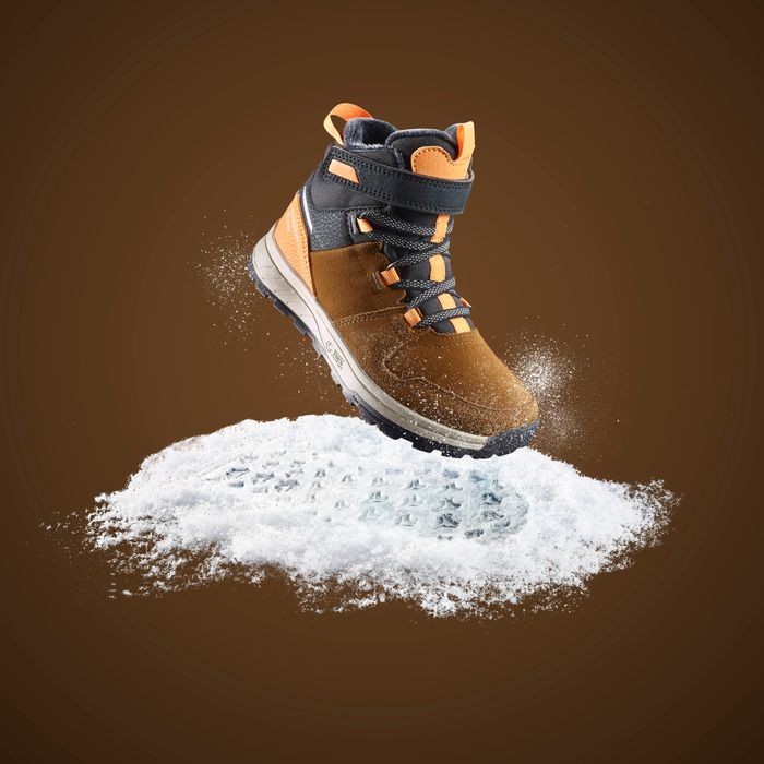 Ghete Piele Impermeabile Călduroase - produs resigilat Decathlon