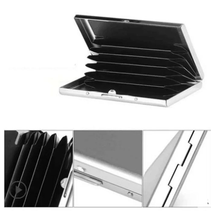 RFID Метален портфейл със защита за безконтактни дебитни карти