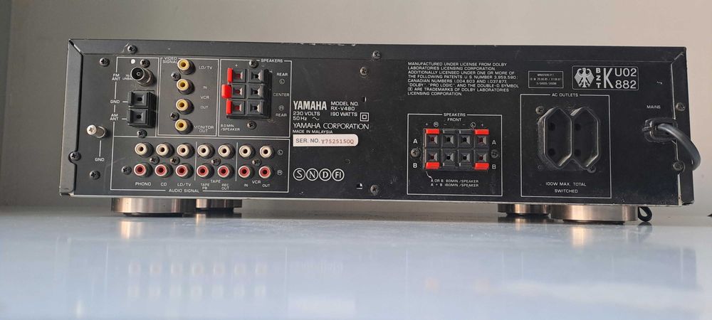 Amplificator Yamaha RX V 390 RX 485  RX V 480 Onkyo TX 9021 DEFECTE