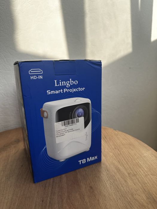 LINGBO Проектор, 1LCD, белый