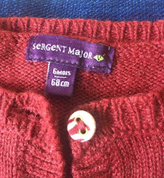 Зимна рокля за момиче SERGENT MAJOR 68 см