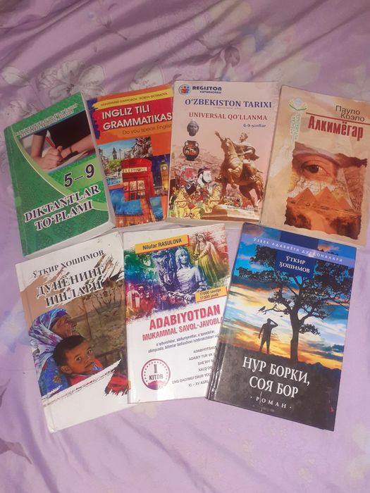 Kitoblar/Badiiy, grammatika, savol-javob