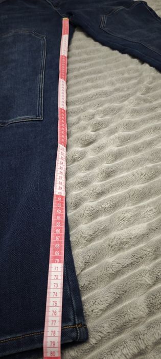 Blugi moto bleumarin L