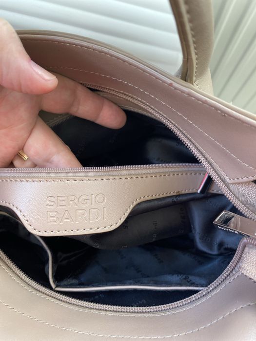 Geanta piele box, Sergio Bardi
