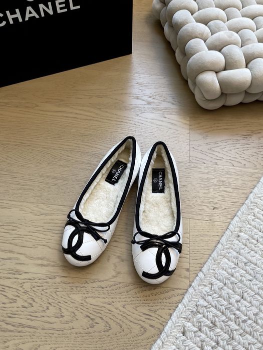 Balerini Chanel cu blana