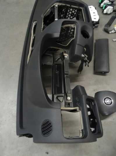 volskwagen vw touareg p7 kit airbag volan pasager plansa de bord