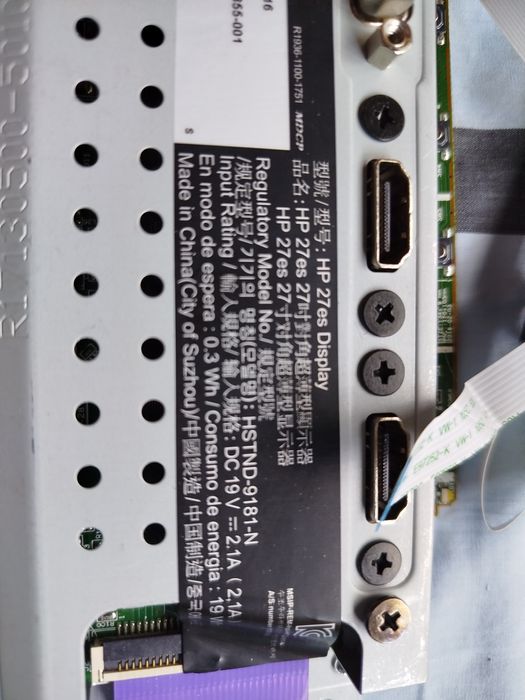 Placa de baza HP 27es