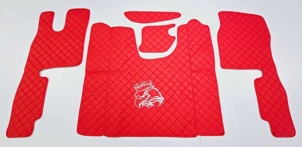 Кожени стелки сиви за SCANIA R NEXT GEN 2017+ с бродиранo логo