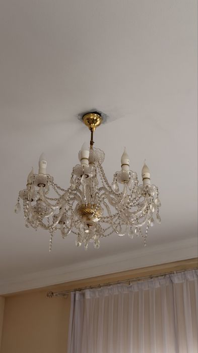 2 Люстры из чешского стекла