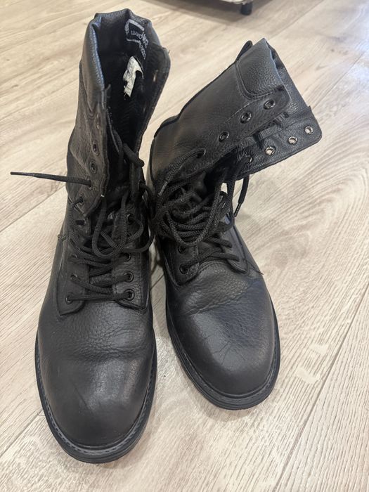 Кожанные берцы 42