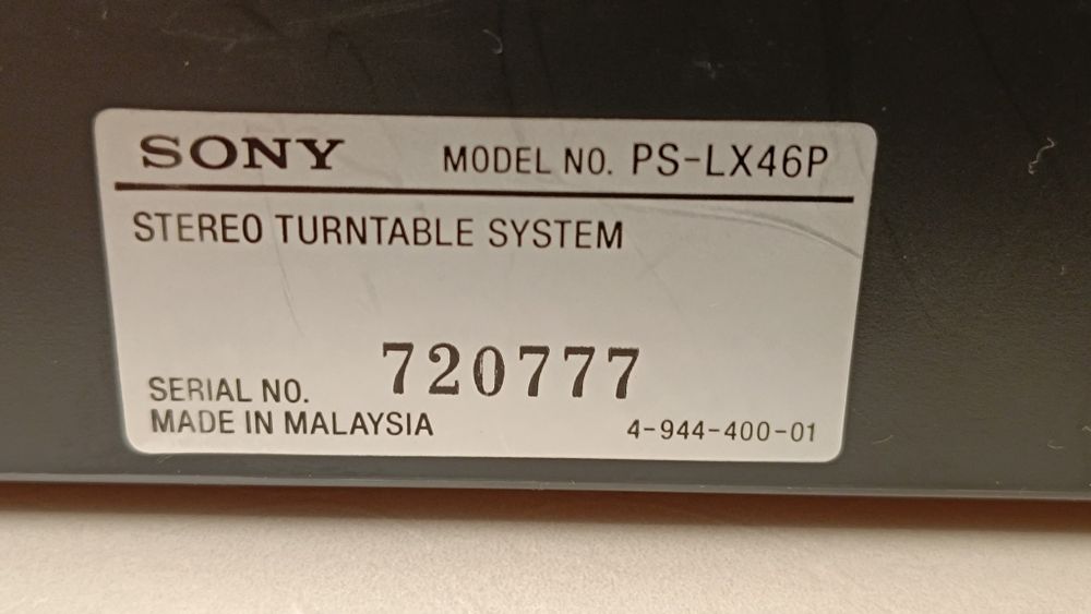 Проигрыватель Sony PS-LX46P