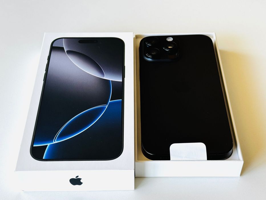 Iphone 16 Pro 128GB Black Като нов! Гаранция 6 месеца