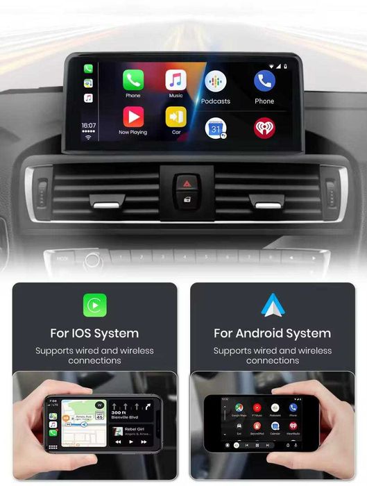Navigatie Android BMW Seria 1 F20 2012-2017 Carplay Android Auto