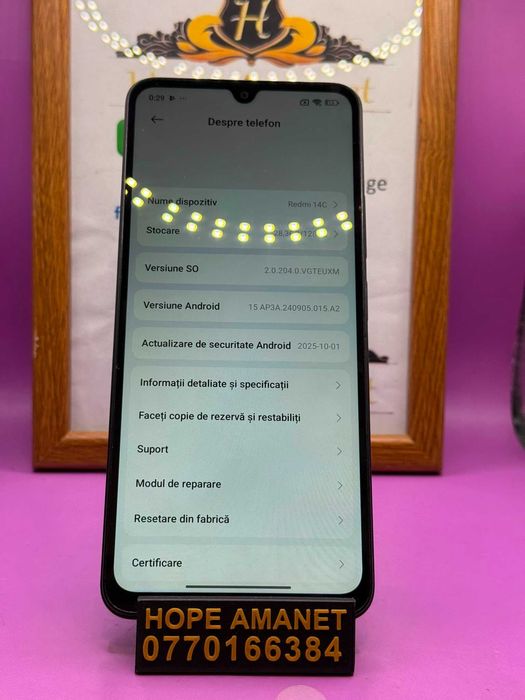 Hope Amanet P2 - REDMI 16C 128GB/ 4GB RAM
