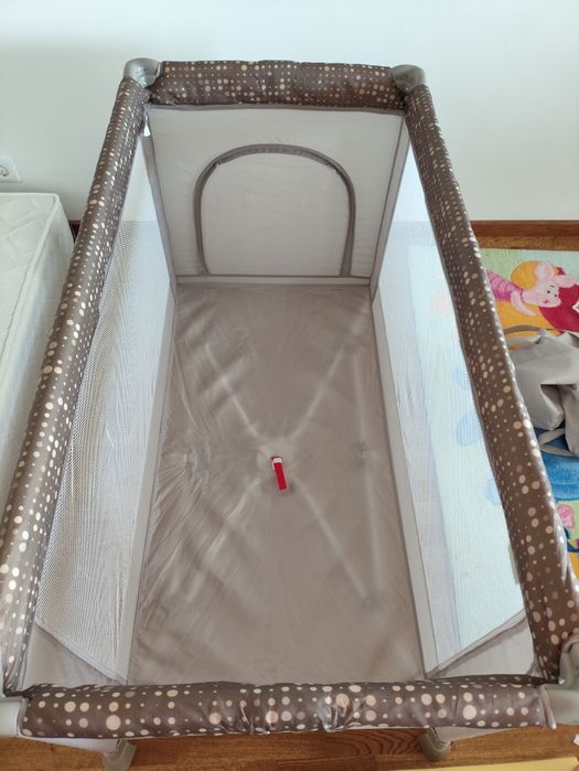Преносимо бебешко легло 120х60 см с матрак и калъф