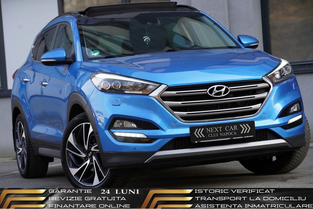 Hyundai Tucson GARANTIE 24 LUNI*RATE*4x4*185cp*Automata*Panorama*Piele*Navi*Led*Full