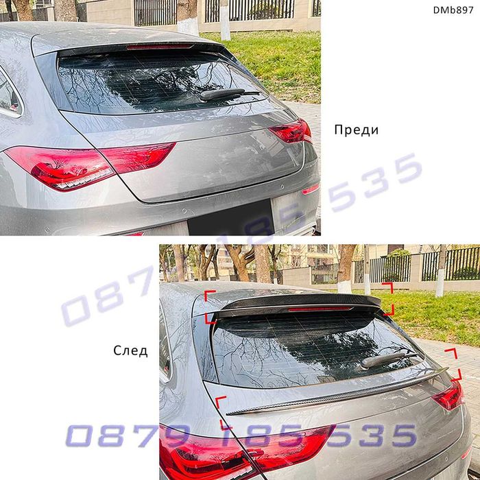 Тунинг лип спойлер багажник AMG Mercedes CLA X118 мерцедес цла