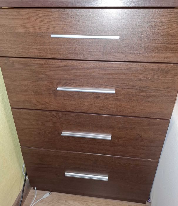 Комплект Бебешко легло 70/140 + матрак + скрин, кошара + подаръци