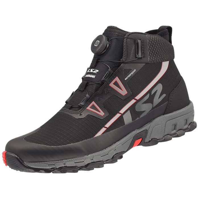 Cizme Moto Adventure LS2 Trekker Man Boots WP Black, Impermeabile,