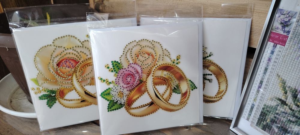 Ръчно изработено диамантени картички!