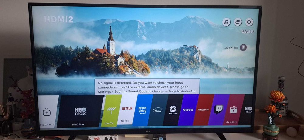 Televizor LED Smart LG, 123 cm, 49UJ620V, 4K Ultra HD