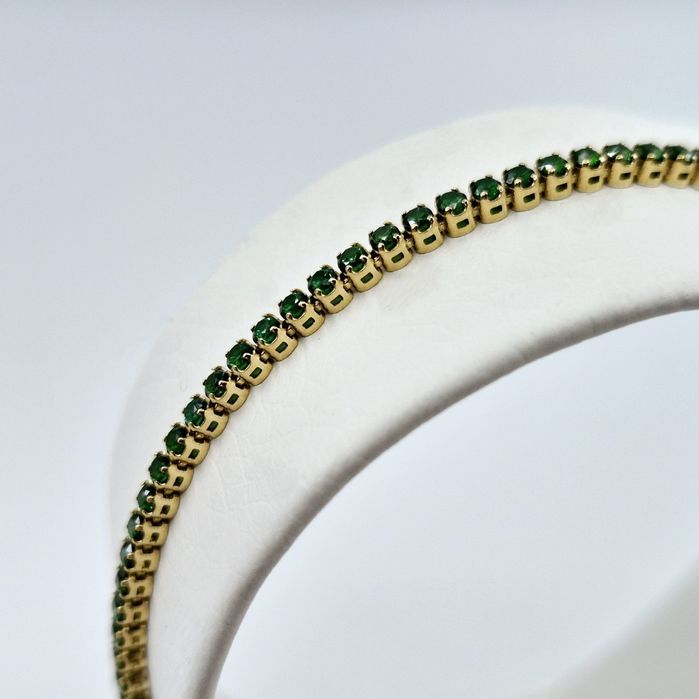 Bratara tennis din aur de 14k, 3.36g | GlobalCash.ro #CF108230