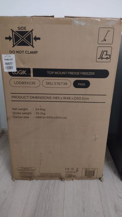 Frigider mic 2 uși  inox