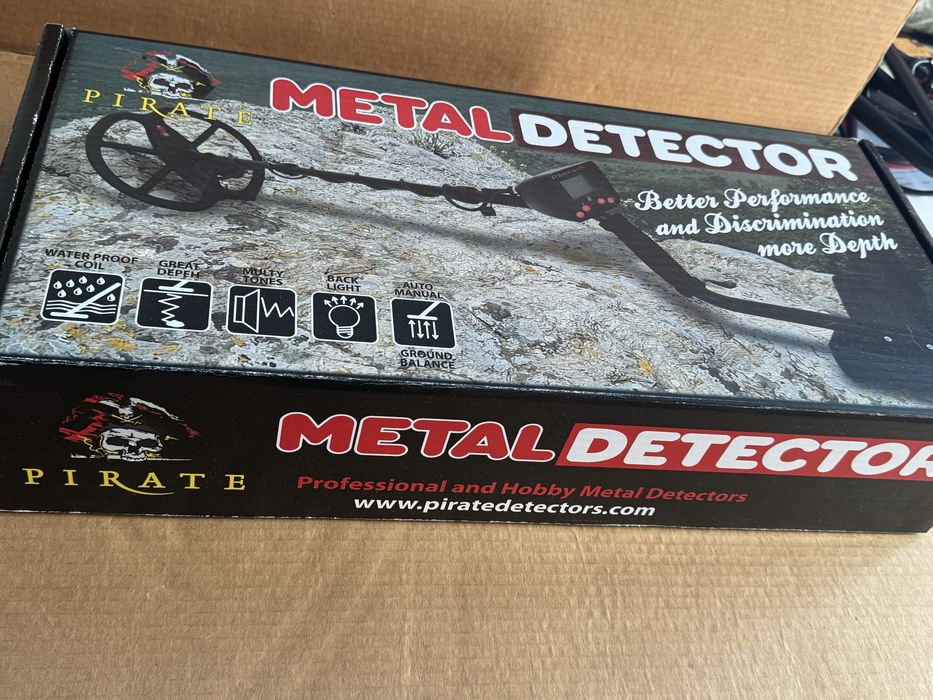 Металотърсач металдетектор Pirate Apolonia Silver Max