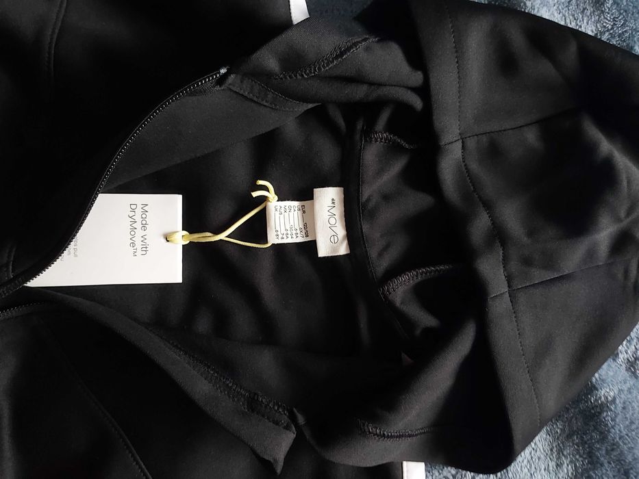 Bluza de trening neagra fetițe