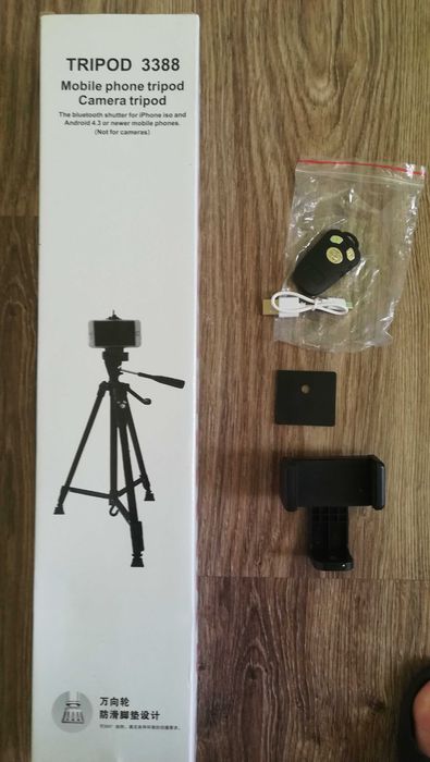 Статив 1.3 m, стойка, трипод за телефон