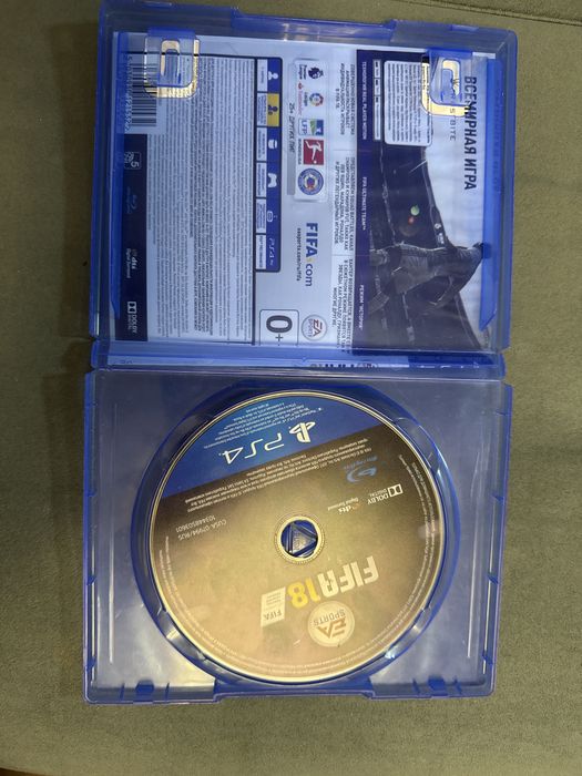 EA FIFA 18 диск на пс4
