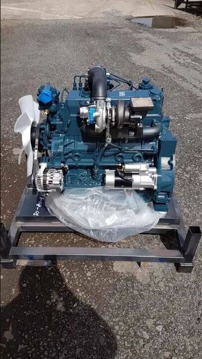 Motor Diesel pentru utilaje de constructii Kubota V3800T cu 4 Pistoane