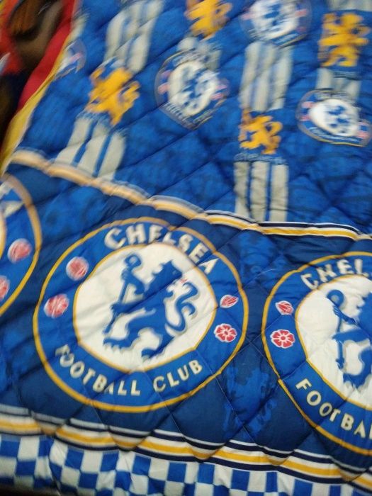 фанатам реал мадрид и челсеа покревал теплый мягкий