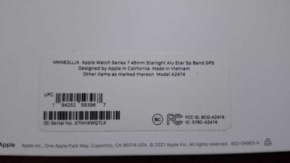 Apple Watch Series 7 45мм.