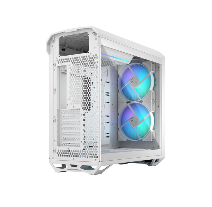 ^ Корпус Fractal Design Torrent - White RGB TG Clear Tint