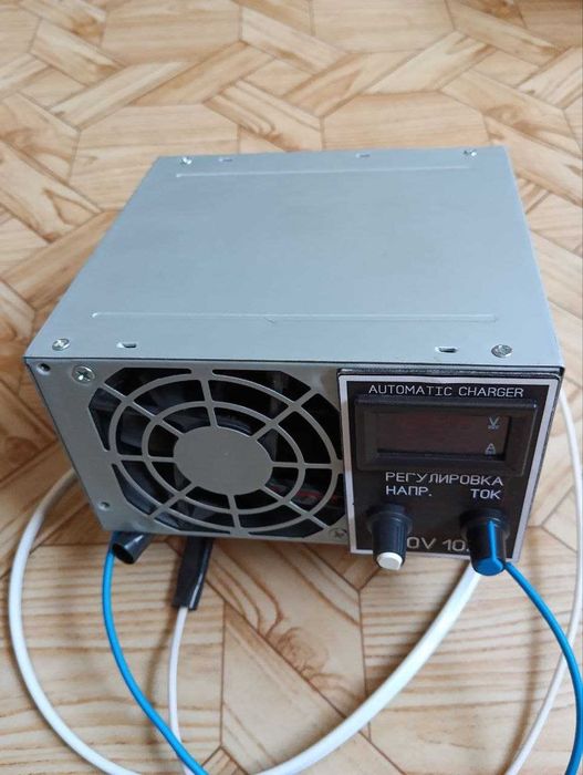 Зарядное устройство для аккумулятора + блок питания 2в1