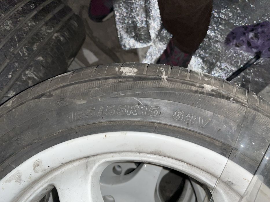 Продам диски с резиной 4х100