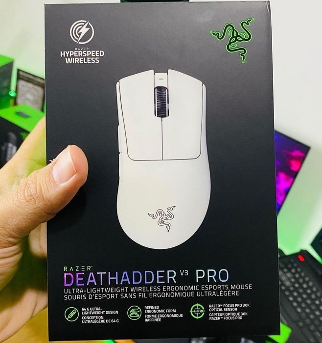 Deathadder v3 pro СКИДКА мышка/мышь/Аналог Logitech superlight 2 dex