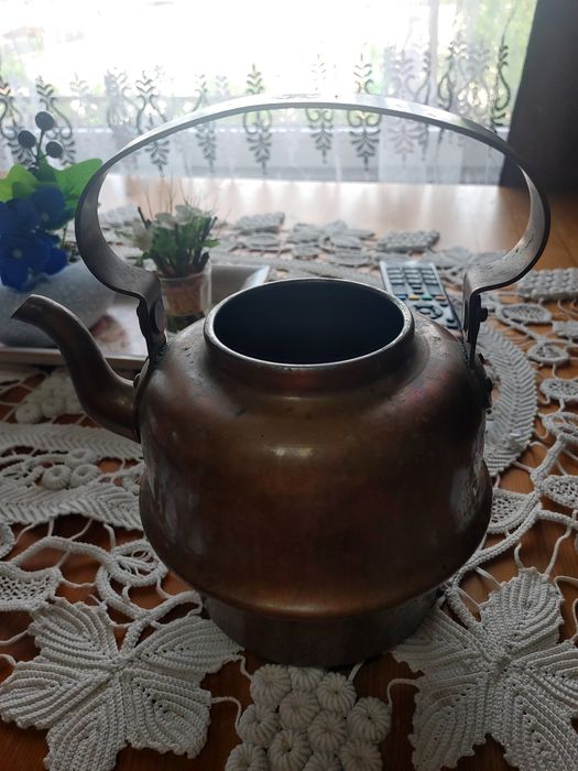 Ibric din cupru si alama