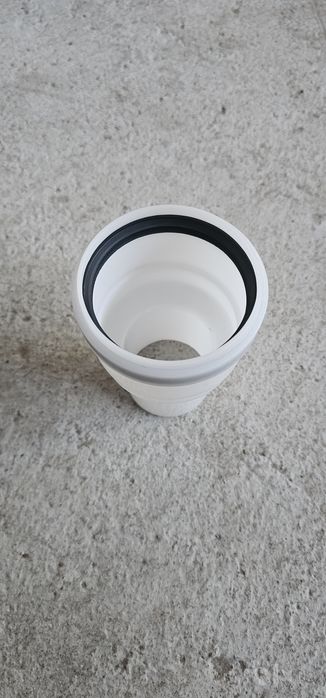 Адаптер соединительный STOUT конденсац. переход с D60(п) на D80(м