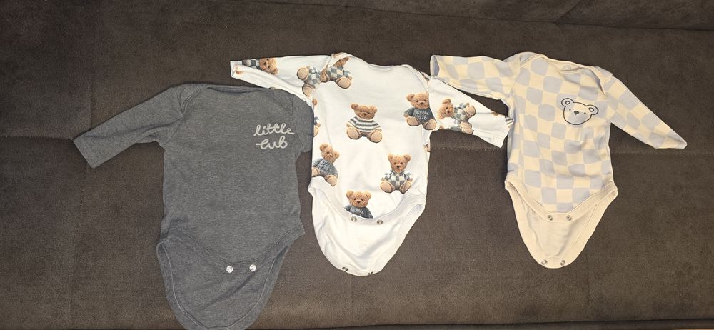 2 бр Бебешки панталони и 3 бр бодита за момче Next